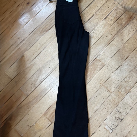 NWT Spanx Shape Original Everywhere Flare Jeans in Clean Black, Size Large Tall - Picture 2 of 12